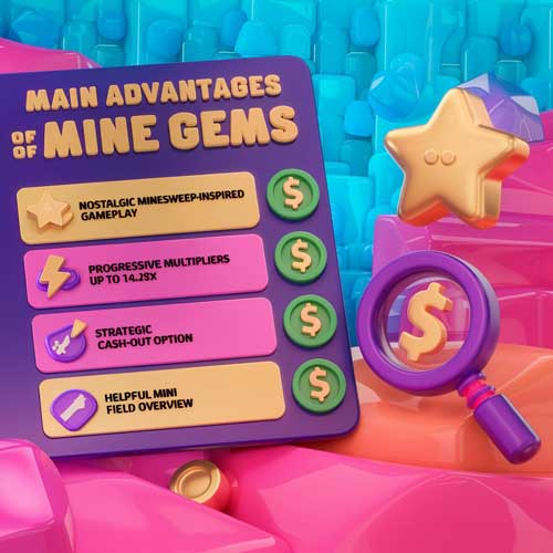 Mine Gems slot machine gameplay